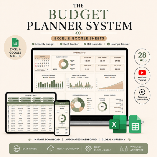Budget Planner System - The Planner World
